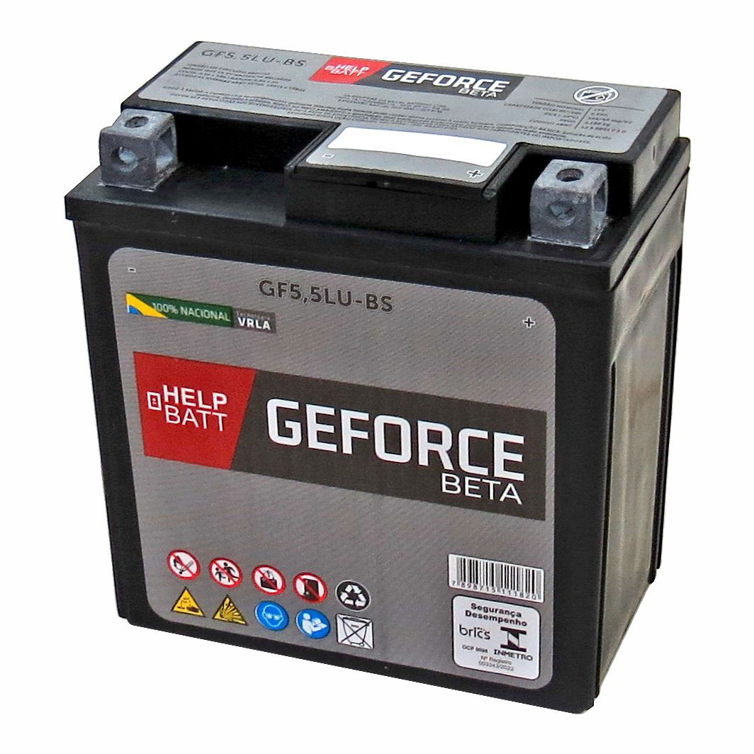 Bateria GF5.5LU-BS 12V YBR 125/XTZ 125