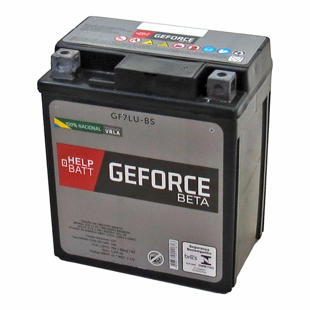 Bateria GF7LU-BS 12V 7AH CBX 250/XR 250
